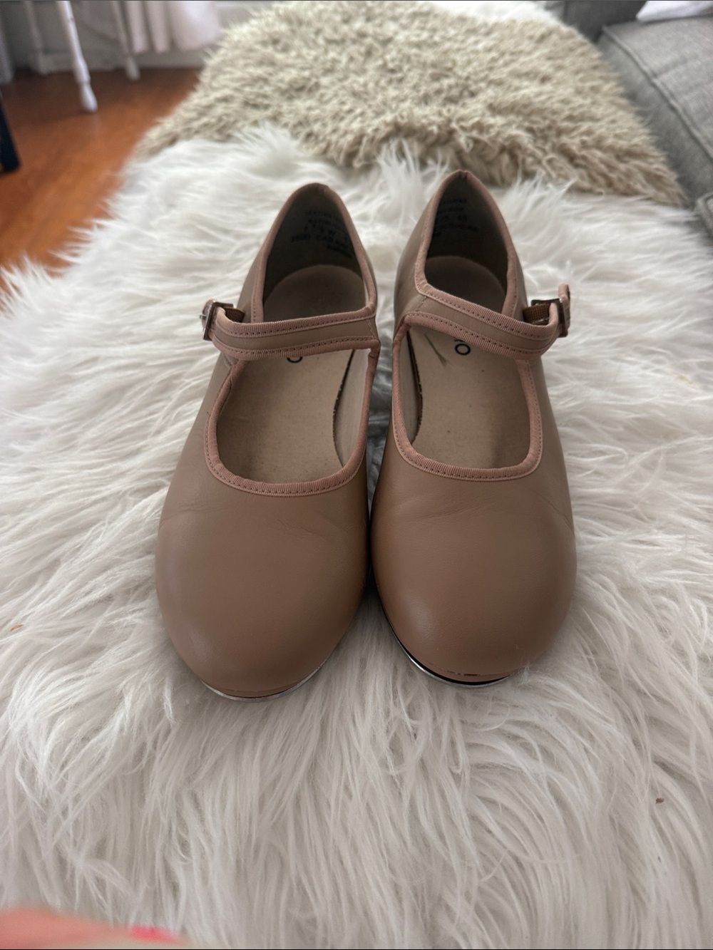 Womens Tap Shoes in Taupe